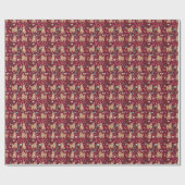 Cavoodle Ruby Weihnachtshundewackelpapier Geschenkpapier (Flach)