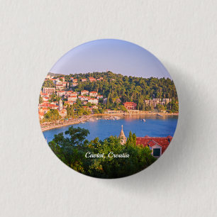 Cavtat, Kroatien Aussicht auf die Stadt aus dem Ma Button