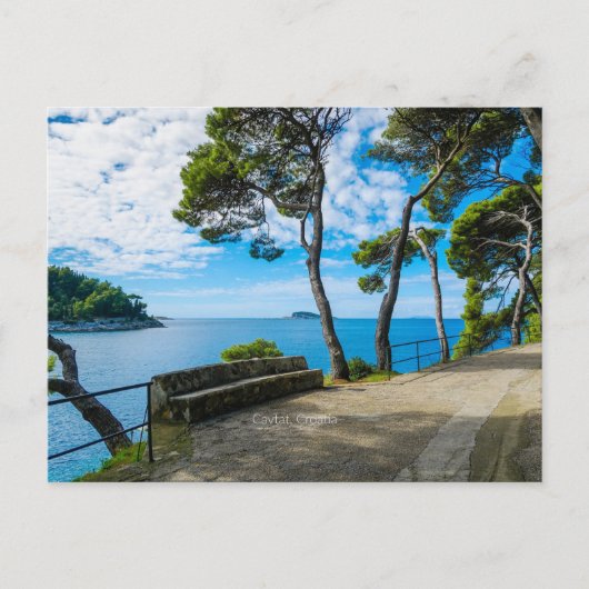 Cavtat, Kroatien, malerisches Foto, Postkarte (Vorderseite)