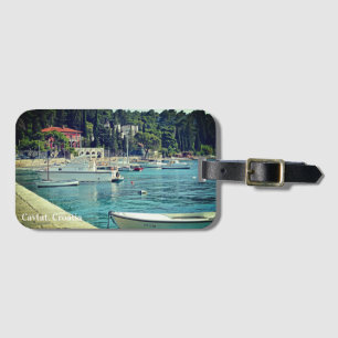 Cavtat, Kroatien Sicht auf das Wasser Gepäckanhänger