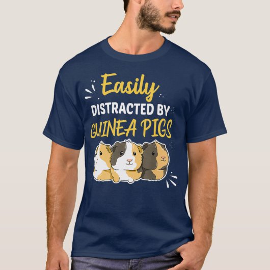 Cavy Design für einen Schweinebesitzer der Guinea T-Shirt (Vorderseite)