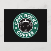 Cavy Rocks Coffee Postkarte (Vorderseite)