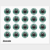 Cavy Rocks Coffee Sticker (Blatt)