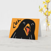 Caw! Karte (Gelbe Blume)