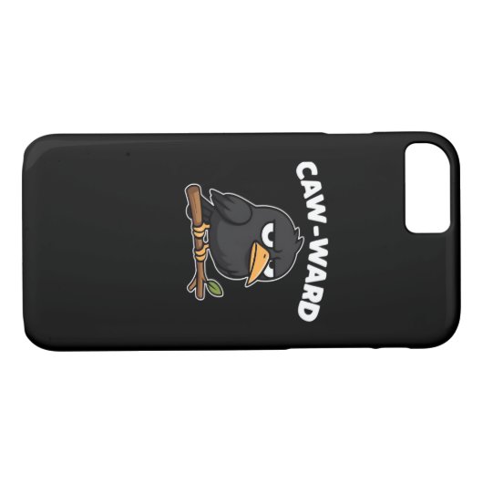 Caw-Ward Funny Quote Case-Mate iPhone Hülle (Rückseite (Horizontal))