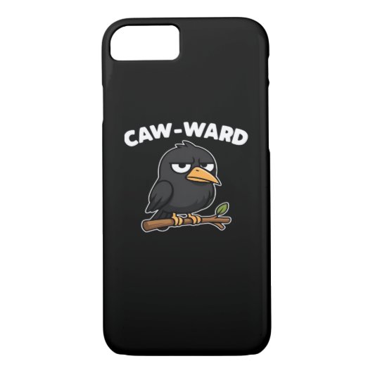 Caw-Ward Funny Quote Case-Mate iPhone Hülle (Rückseite)