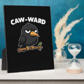 Caw-Ward Funny Quote Fotoplatte (Seite)