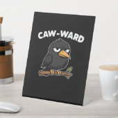 Caw-Ward Lustiger Spruch Sockelschild (In SItu)