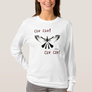 Cawcaw-Damen-langes Hülsen-Shirt T-Shirt