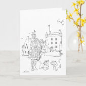 Cawdor Castle, Schottland Karte (Gelbe Blume)