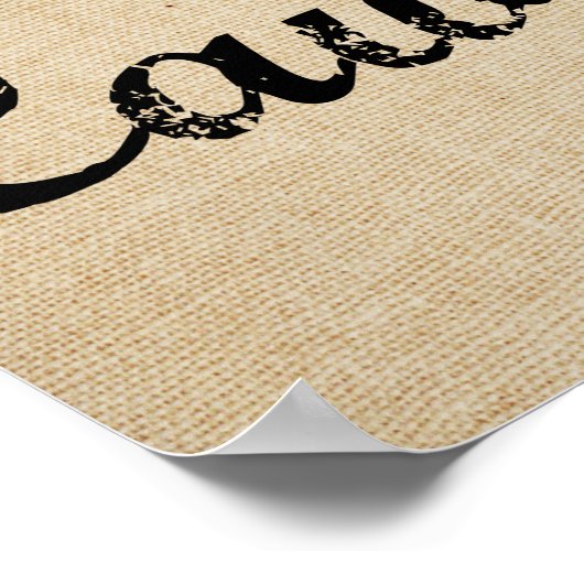 Cawfee New York lustiges Poster (Ecke)