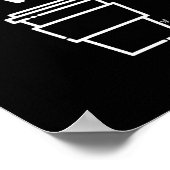 Cawfee New Yorker, New Jersey, Boston Coffee Poster (Ecke)