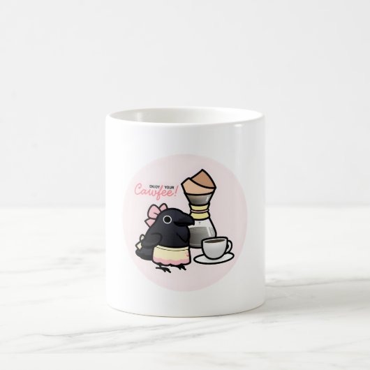 Cawfee Raven Kaffeetasse (Mittel)