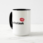 #cawfeetawk Tasse (groß) (Vorderseite Links)