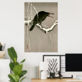 Cawing Crow Shoson Ohara 1930 Poster (Heimbüro)