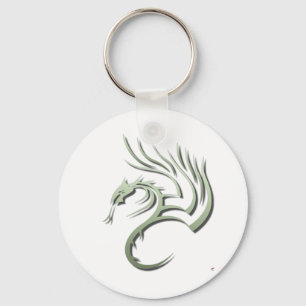 Cawthorne, der Metallische Grüne Drache Schlüsselanhänger