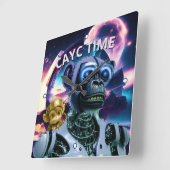 CAYC Time Wall Clock Quadratische Wanduhr (Winkel)