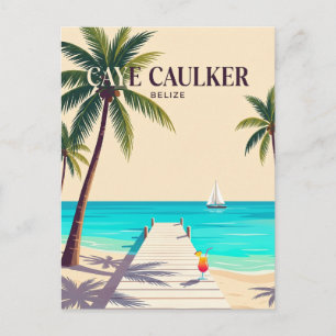 Caye Caulker Belize Postkarte
