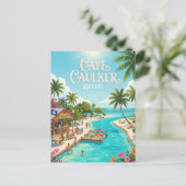 Caye Caulker Dorf Belize Postkarte (Stehend Vorderseite)