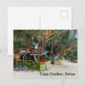 Caye Caulker Postcard Postkarte (Vorne/Hinten)