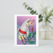 Cayenne Blume Essence Postkarte (Stehend Vorderseite)