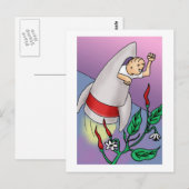 Cayenne Blume Essence Postkarte (Vorne/Hinten)