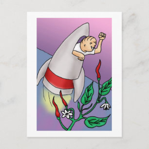 Cayenne Blume Essence Postkarte