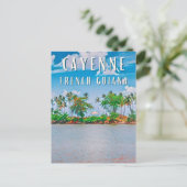 Cayenne, die Eingangstür von Französisch-Guayana Postkarte (Stehend Vorderseite)