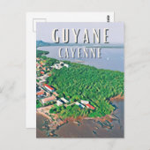 Cayenne Foto Vintage Postkarte (Vorne/Hinten)