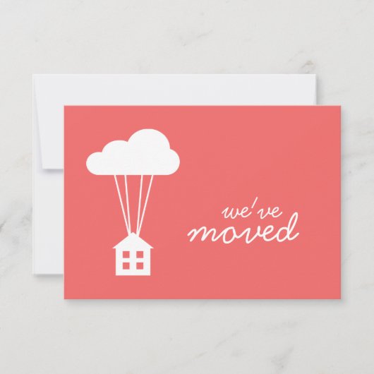 Cayenne House & Cloud Housewarming Einladung (Vorderseite)