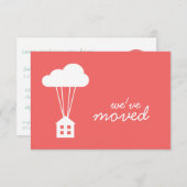 Cayenne House & Cloud Housewarming Einladung (Vorne/Hinten)