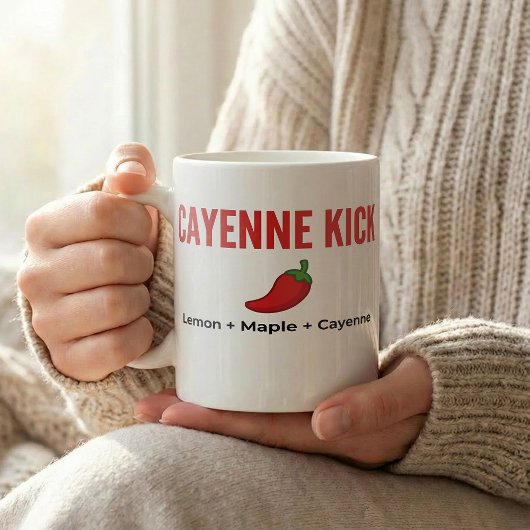 Cayenne Kick Lemon Maple Recipe Kaffeetasse