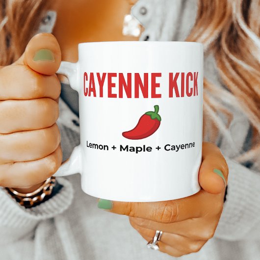 Cayenne Kick Lemon Maple Recipe Kaffeetasse