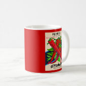 Cayenne-Paprika-Packung aus den 50er Jahren Kaffeetasse (VorderseiteRechts)