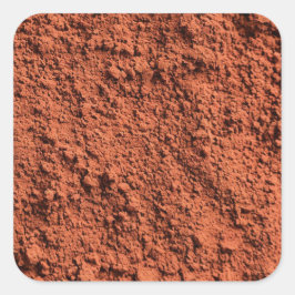 Cayenne pepper quadratischer aufkleber