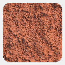 Cayenne pepper quadratischer aufkleber