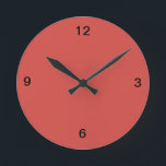 Cayenne Red Wall Clock Runde Wanduhr<br><div class="desc">Karo alle Cayenne-Produkte in diesen Geschäften in der Kategorie Wohngestaltung, die Sie mischen und abgleichen können.</div>