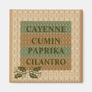 CAYENNEPFEFFER, KREUZKÜMMEL, PAPRIKA, MAGNET