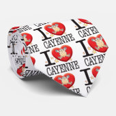 Cayennepfeffer-Liebe-Mann Krawatte (Gerollt)