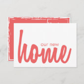 Cayennepfeffer u. weißer einladung (Vorne/Hinten)