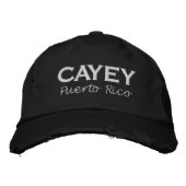 Cayey Puerto Rico bestickte Baseball Cap Bestickte Baseballkappe (Vorderseite)