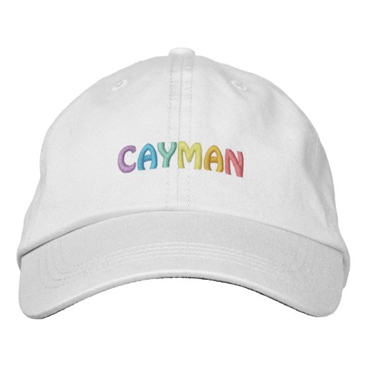 CAYMAN BESTICKTE KAPPE (Vorderseite)