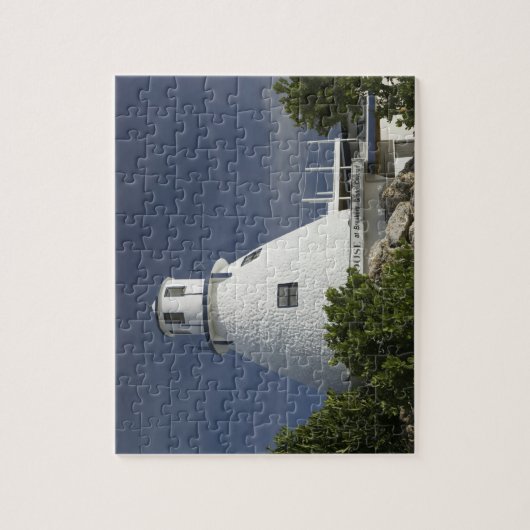 CAYMAN INSELN, GRAND CAYMAN, Frank Sound: alt Puzzle (Vertikal)