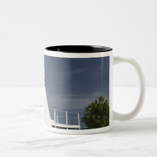 CAYMAN INSELN, GRAND CAYMAN, Frank Sound: alt Zweifarbige Tasse
