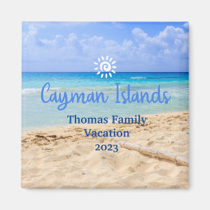 Cayman-Inseln Strandurlaub Familienreise Magnet