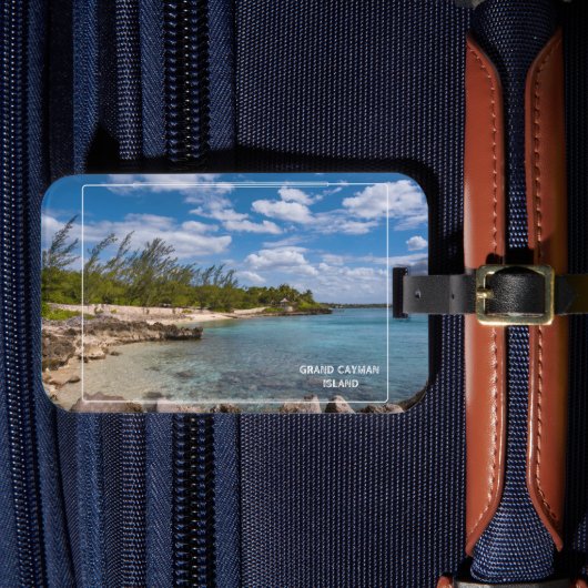 Cayman Island Gepäckanhänger (Vorderseite Insitu 4)
