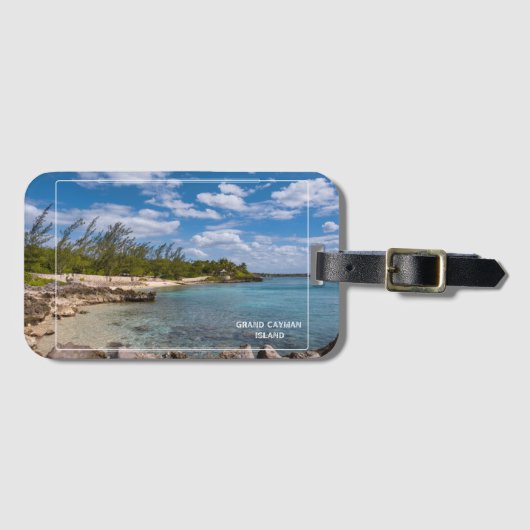 Cayman Island Gepäckanhänger (Vorderseite (Horizontal))
