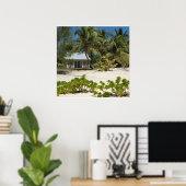 Cayman Islands Beach House Poster (Heimbüro)