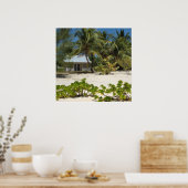 Cayman Islands Beach House Poster (Küche)