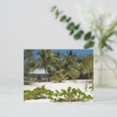 Cayman Islands Beach House Postkarte (Stehend Vorderseite)